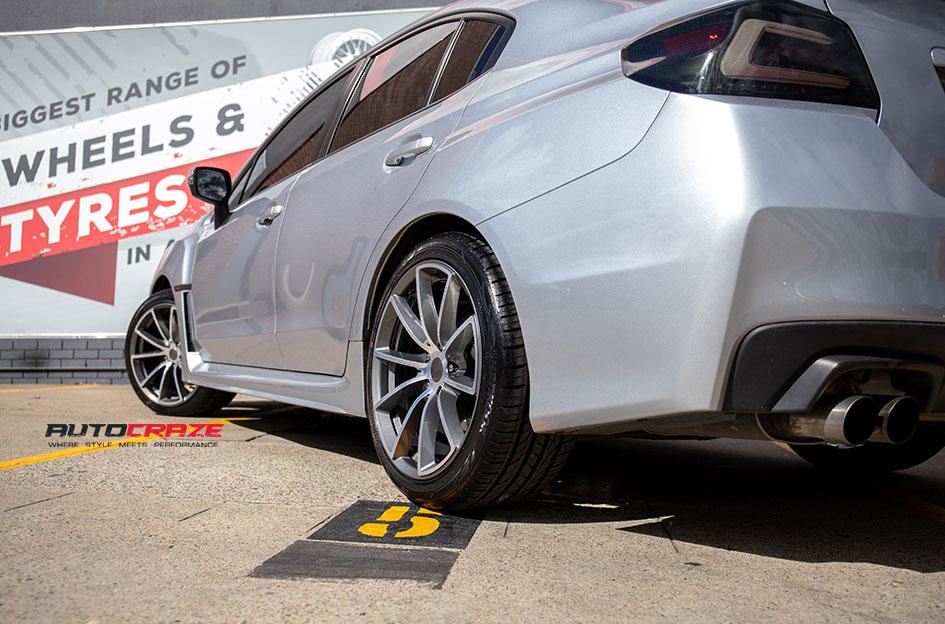 SUBARU WRX VN806 FASTBACK ANTHRACITE MACHINED FACE